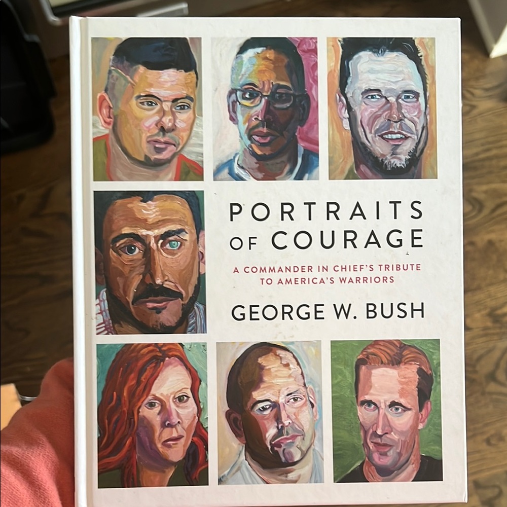 Portraits of Courage Coffee Table Book by - White Cover